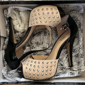 Rock & Republic platform heels with spikes - size 8.5